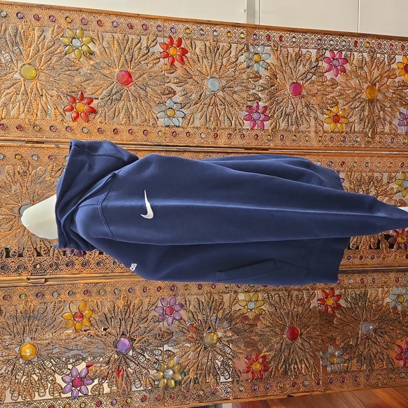 Nike NFL Denver Broncos Embroidered Full Zip Hoodie Sweatshirt Navy Size Medium - Picture 4 of 12